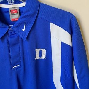 💙 (Nike) Fit Dry DUKE Athletic Polo